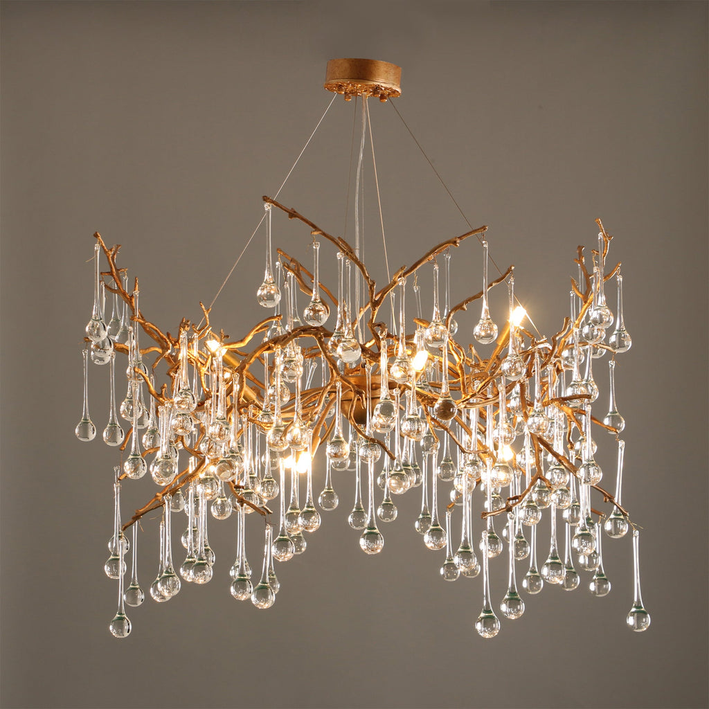 FENWICK CRYSTAL ORB CHANDELIER