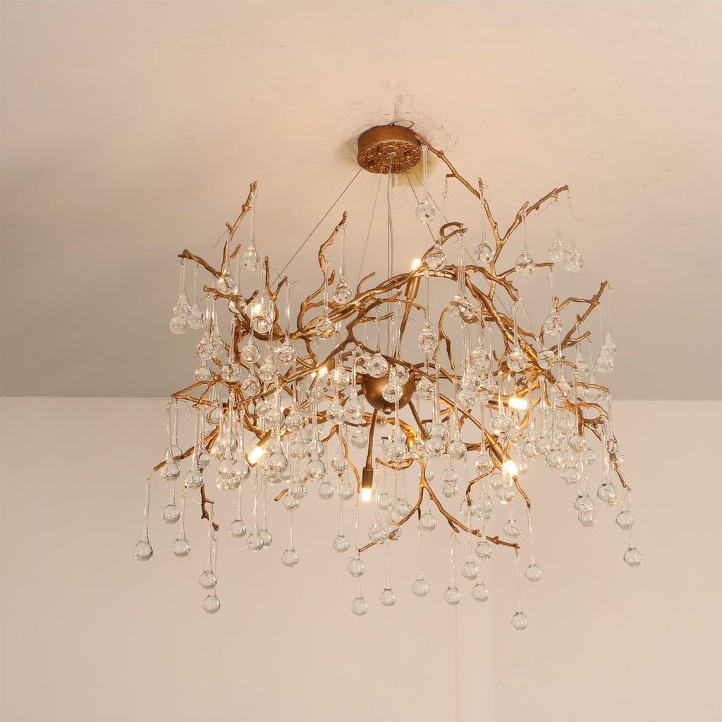 FENWICK CRYSTAL ORB CHANDELIER