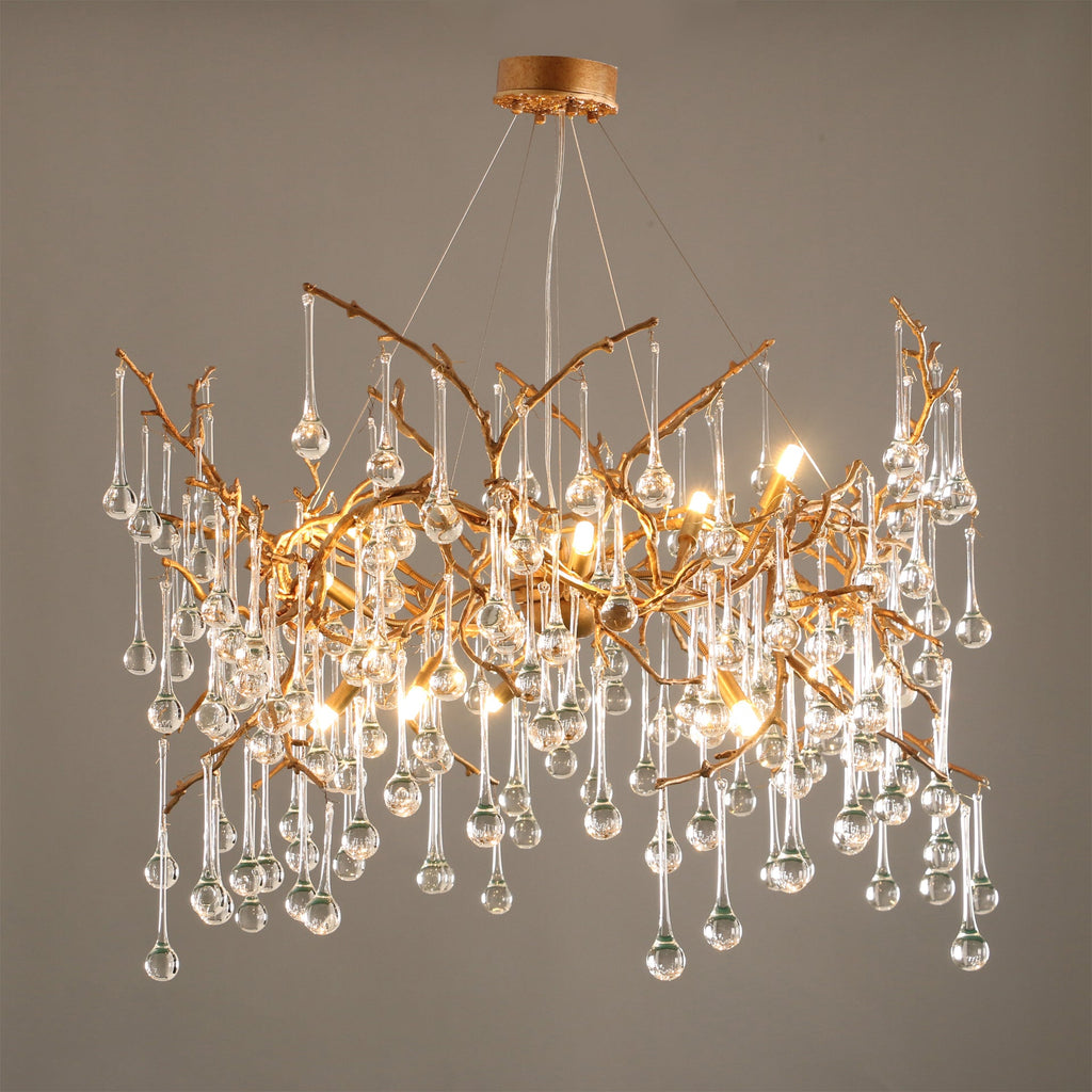 FENWICK CRYSTAL ORB CHANDELIER
