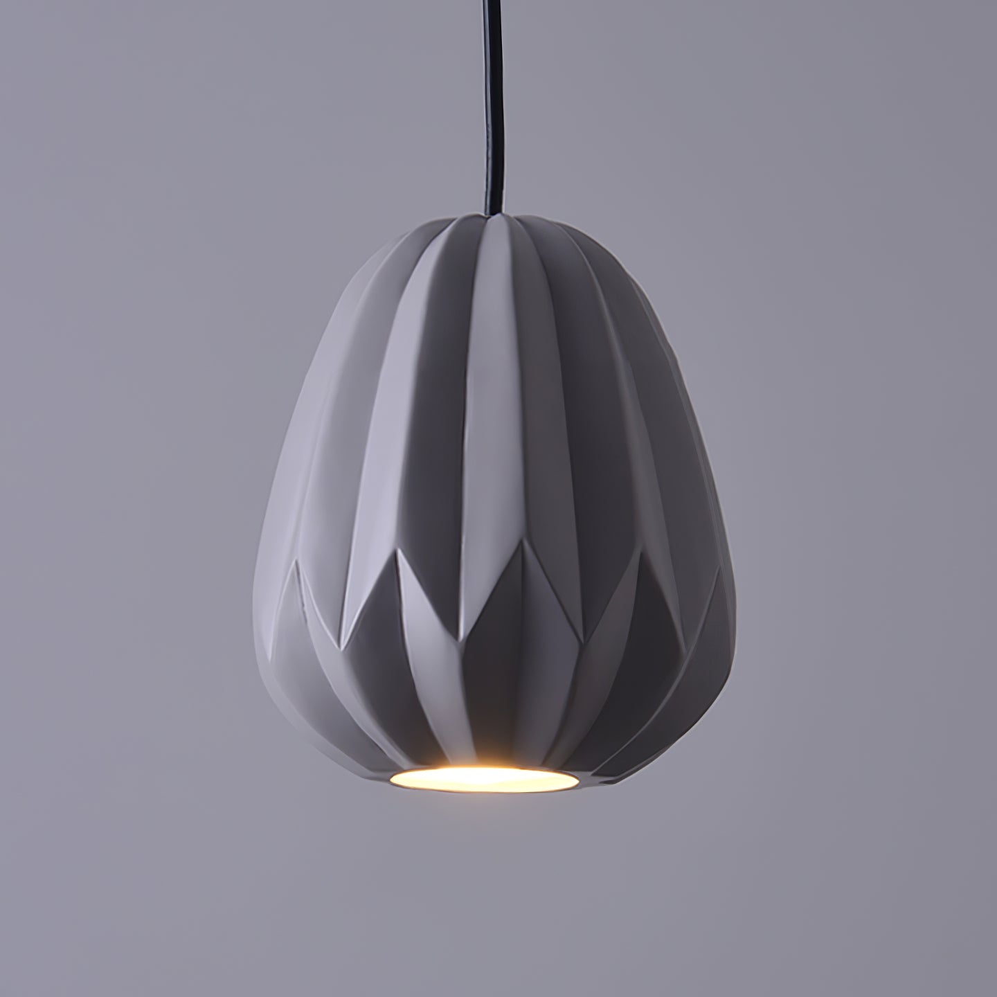 CORALINE AMBER RESIN HANGING LANTERN