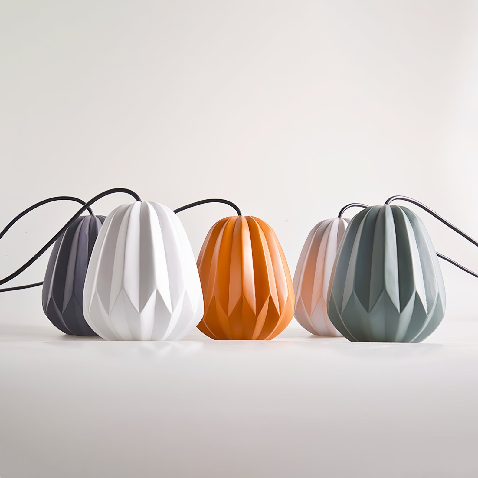 CORALINE AMBER RESIN HANGING LANTERN