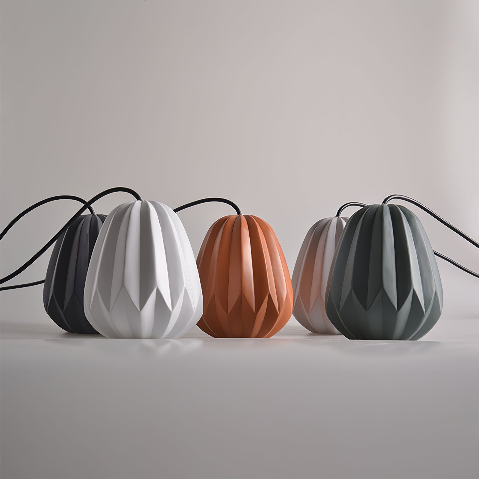 CORALINE AMBER RESIN HANGING LANTERN