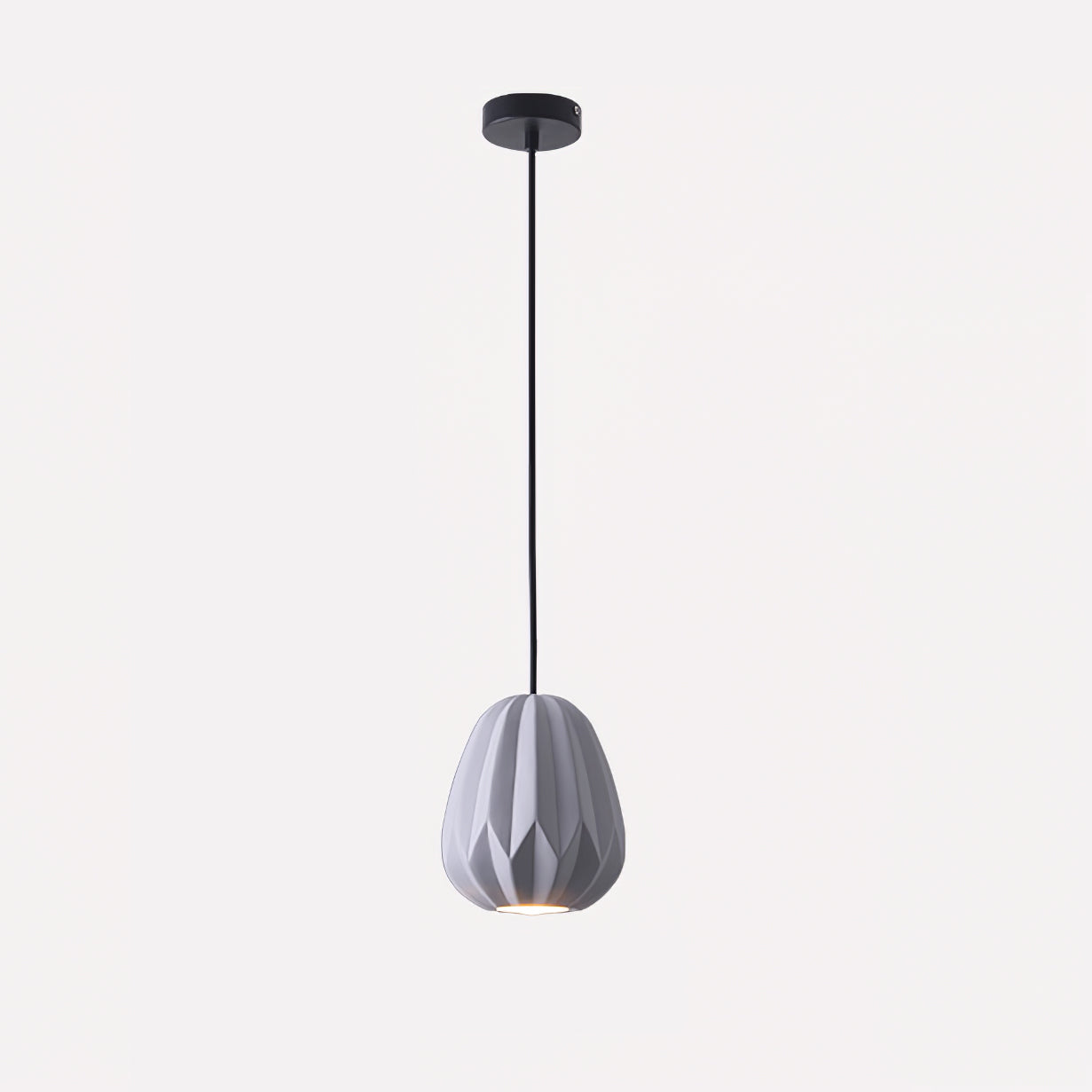 CORALINE AMBER RESIN HANGING LANTERN