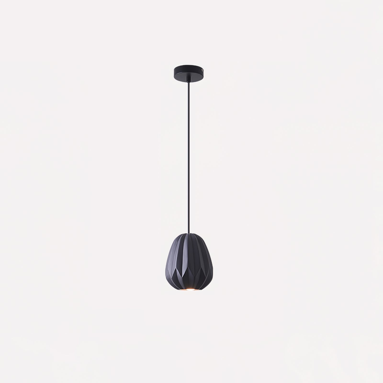 CORALINE AMBER RESIN HANGING LANTERN