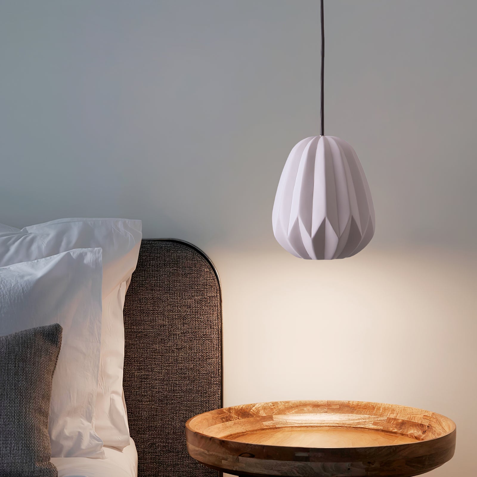 CORALINE AMBER RESIN HANGING LANTERN