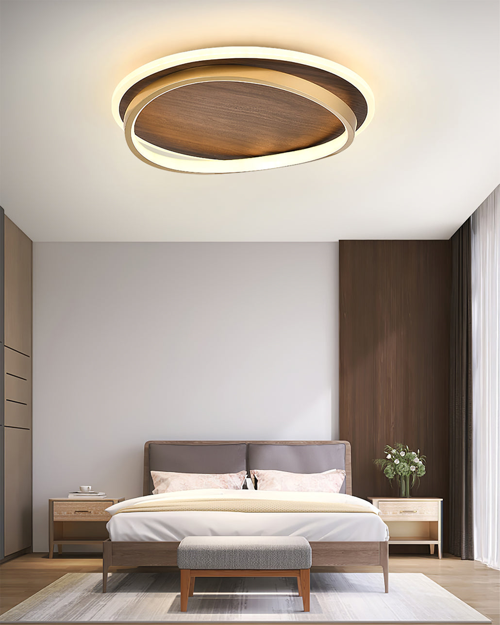 WINTHORPE RUSTIC WOODEN CEILING GLOW