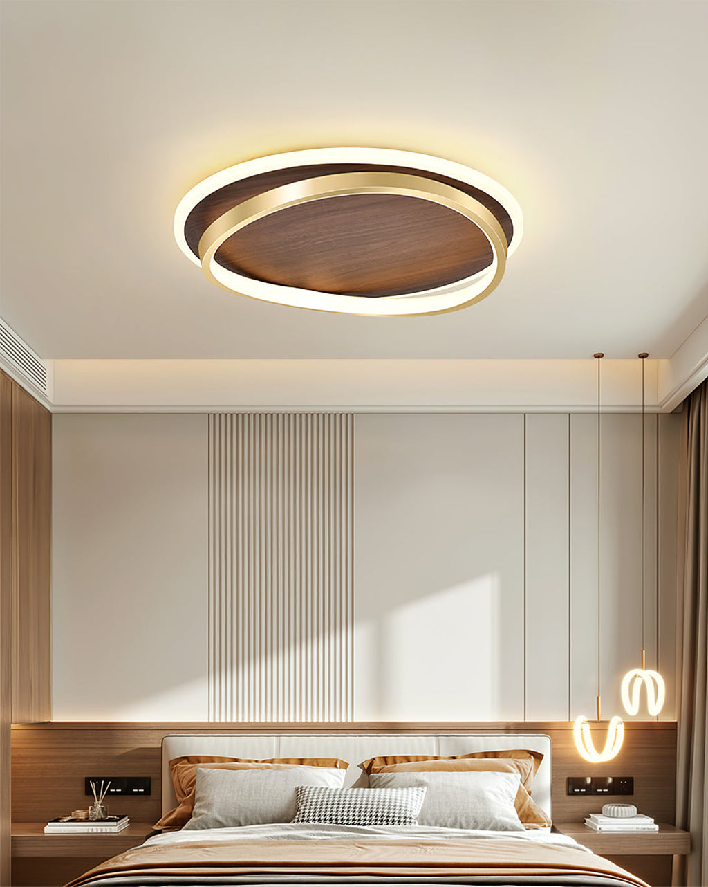 WINTHORPE RUSTIC WOODEN CEILING GLOW