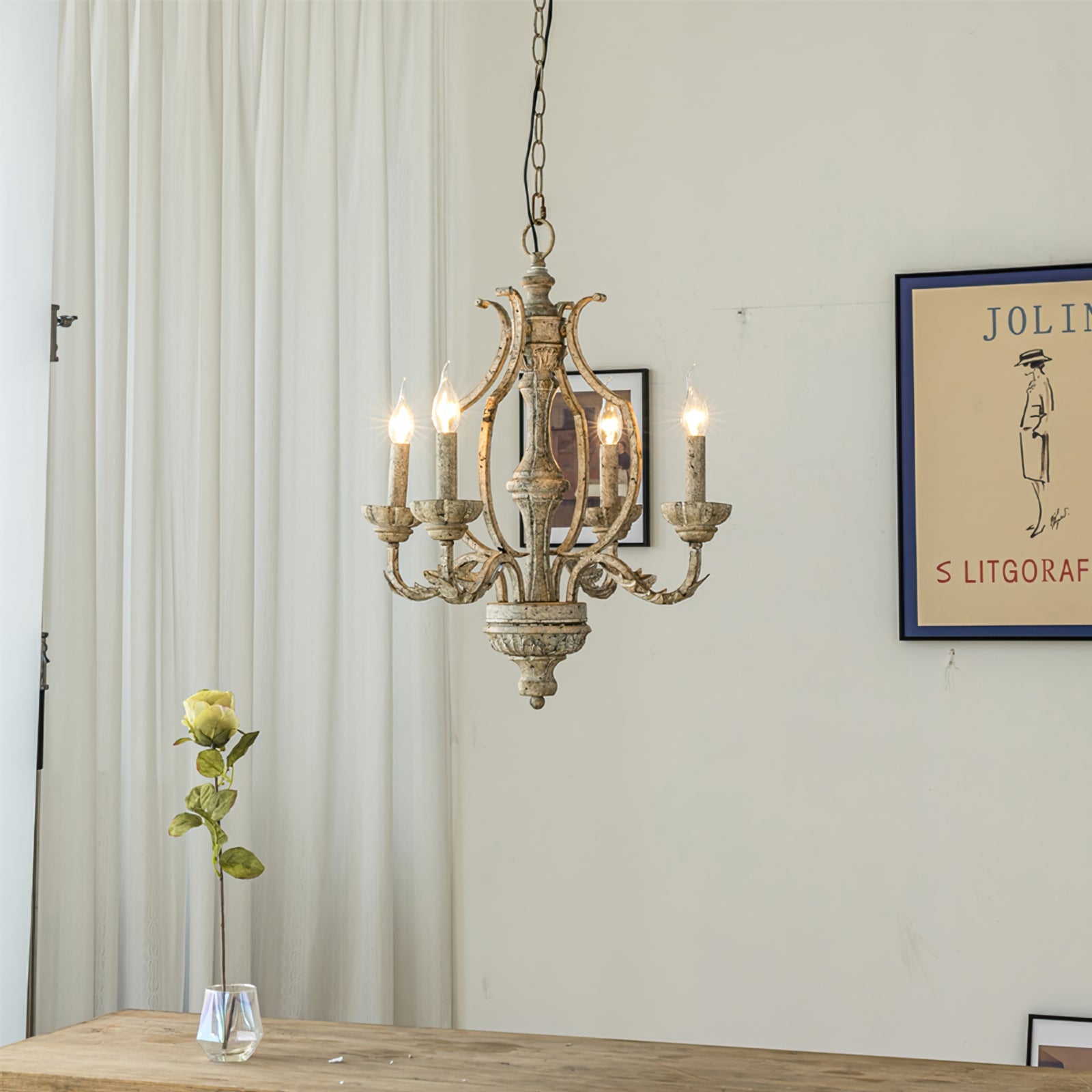 VANDERBILT VINTAGE CRYSTAL LUMINAIRE
