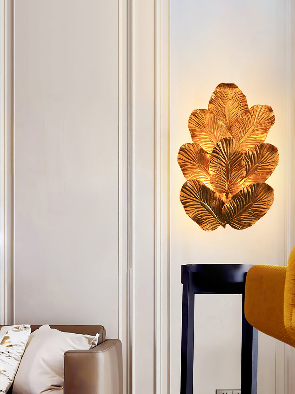 Langston Stacked Stone Wall Sconce