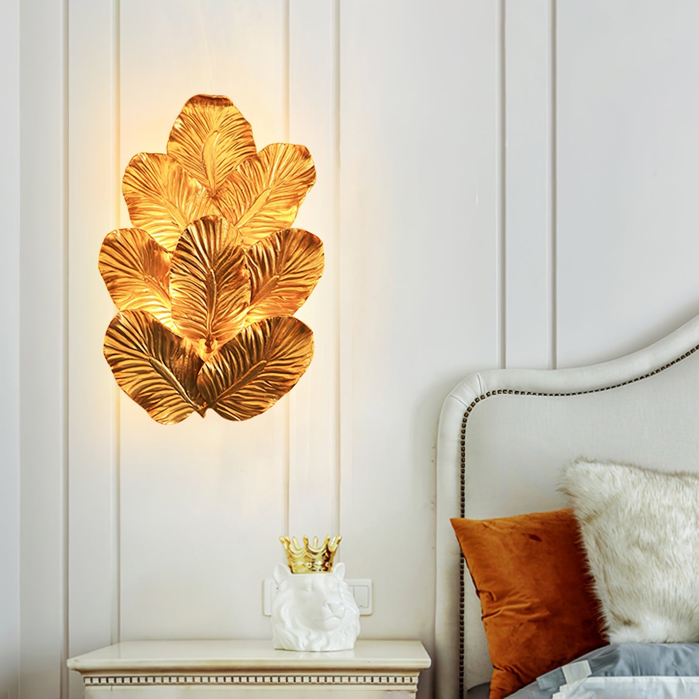 Langston Stacked Stone Wall Sconce