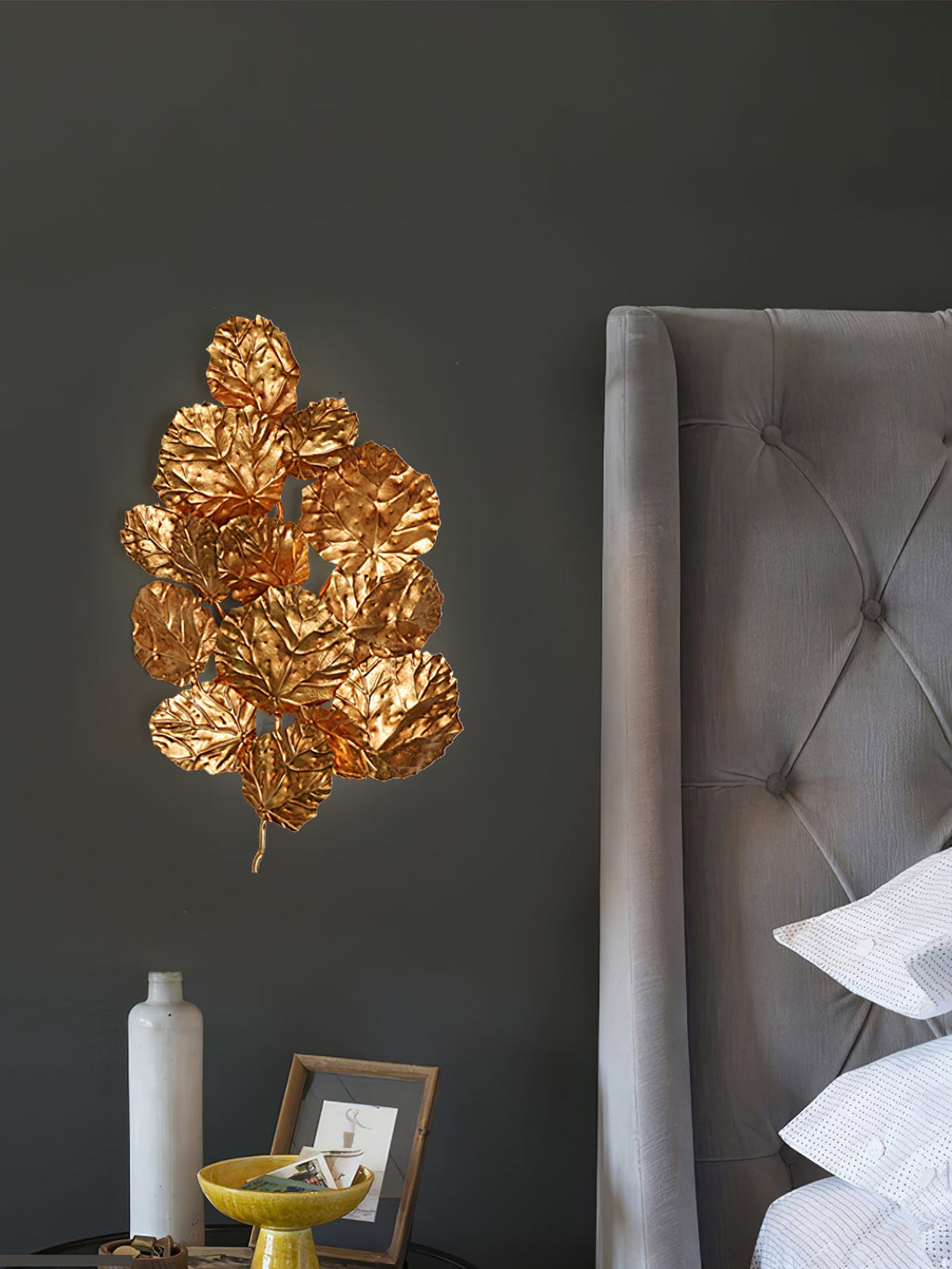 Langston Stacked Stone Wall Sconce