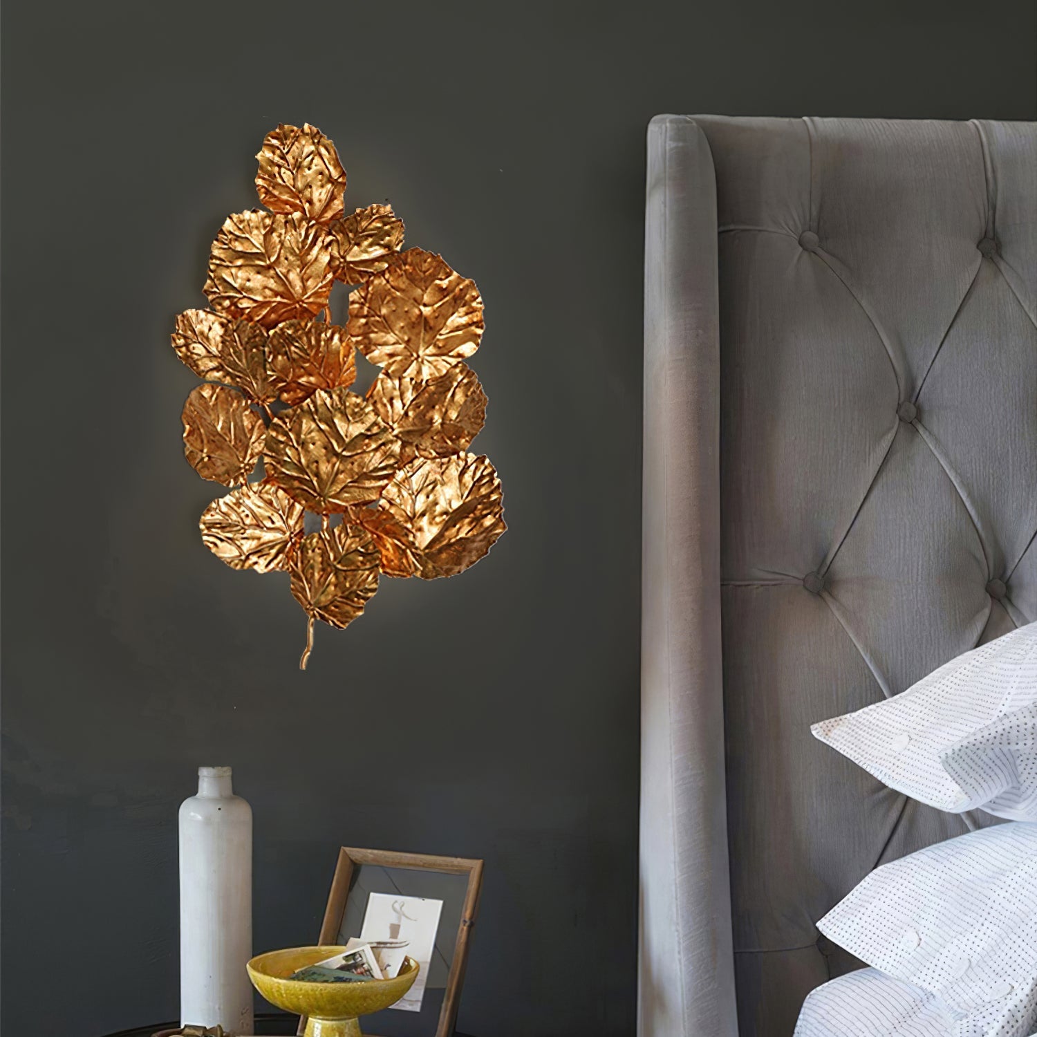 Langston Stacked Stone Wall Sconce