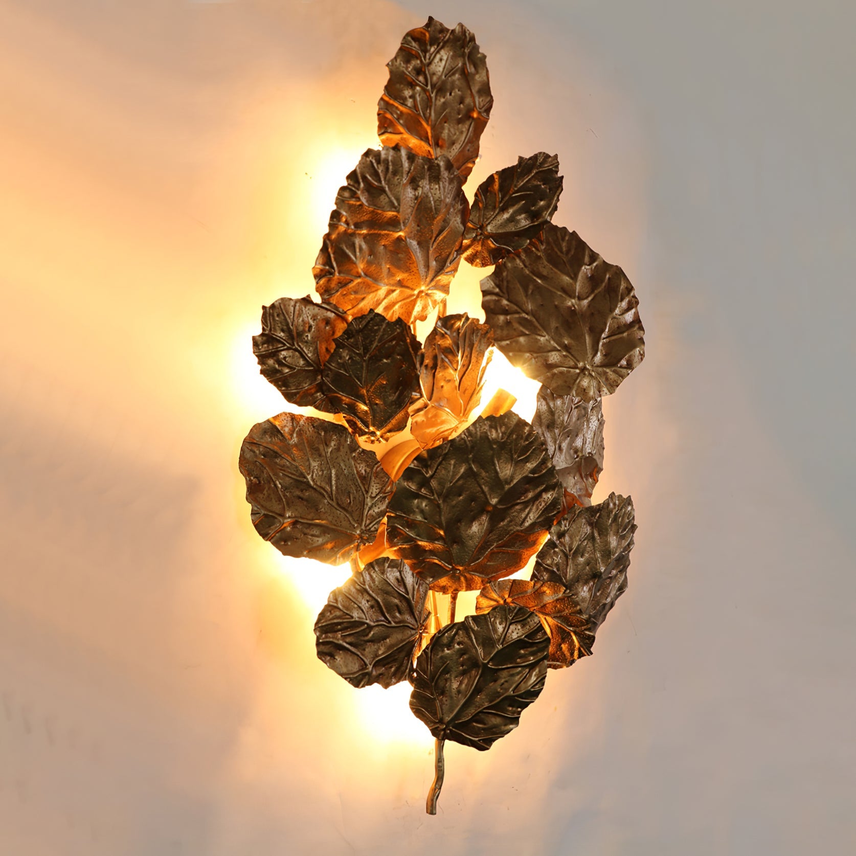 Langston Stacked Stone Wall Sconce