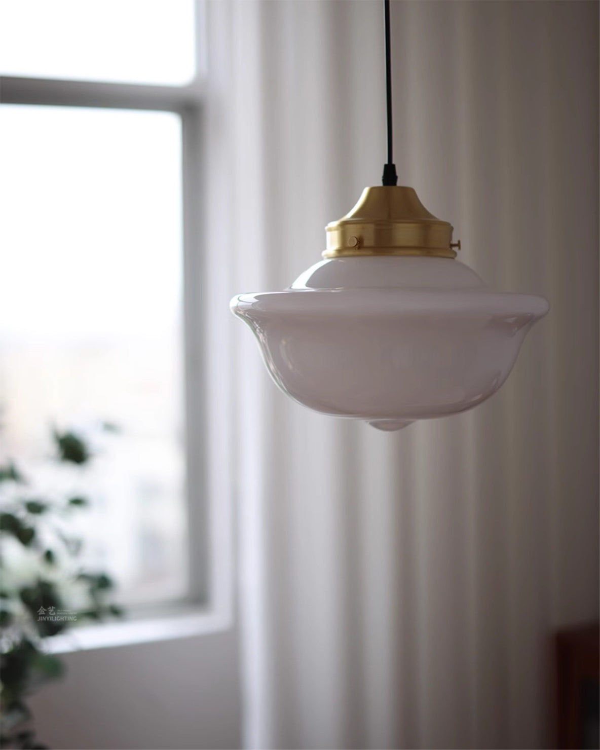 RAVENSDALE GLASS GLOBE HANGING LANTERN