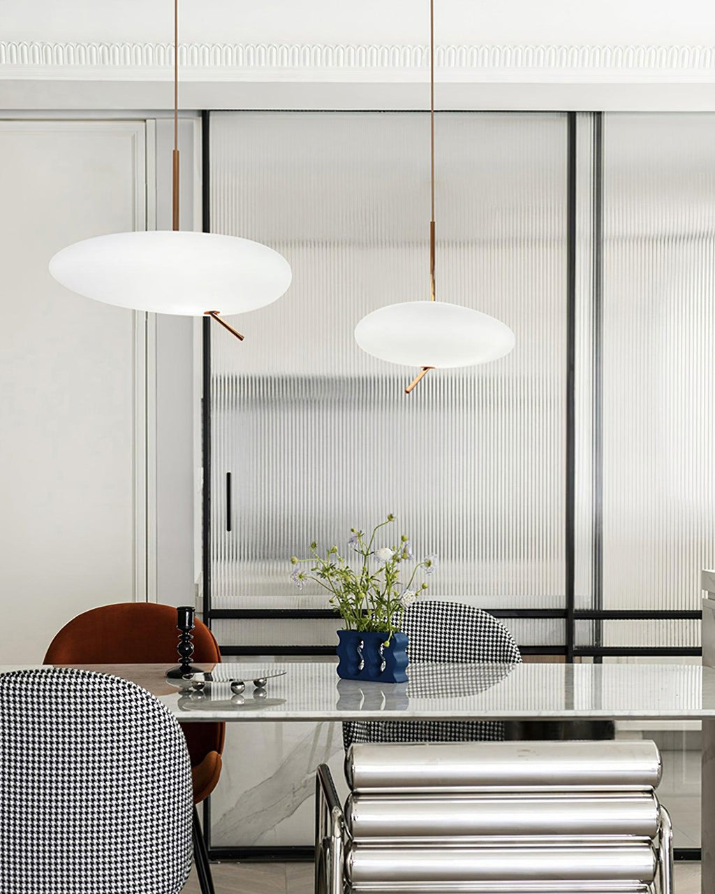 RIVERTON STONE DROPLET HANGING LAMP