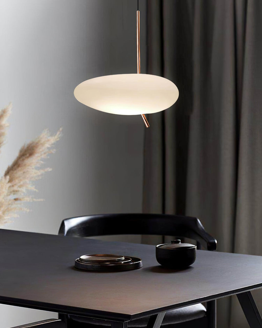 RIVERTON STONE DROPLET HANGING LAMP