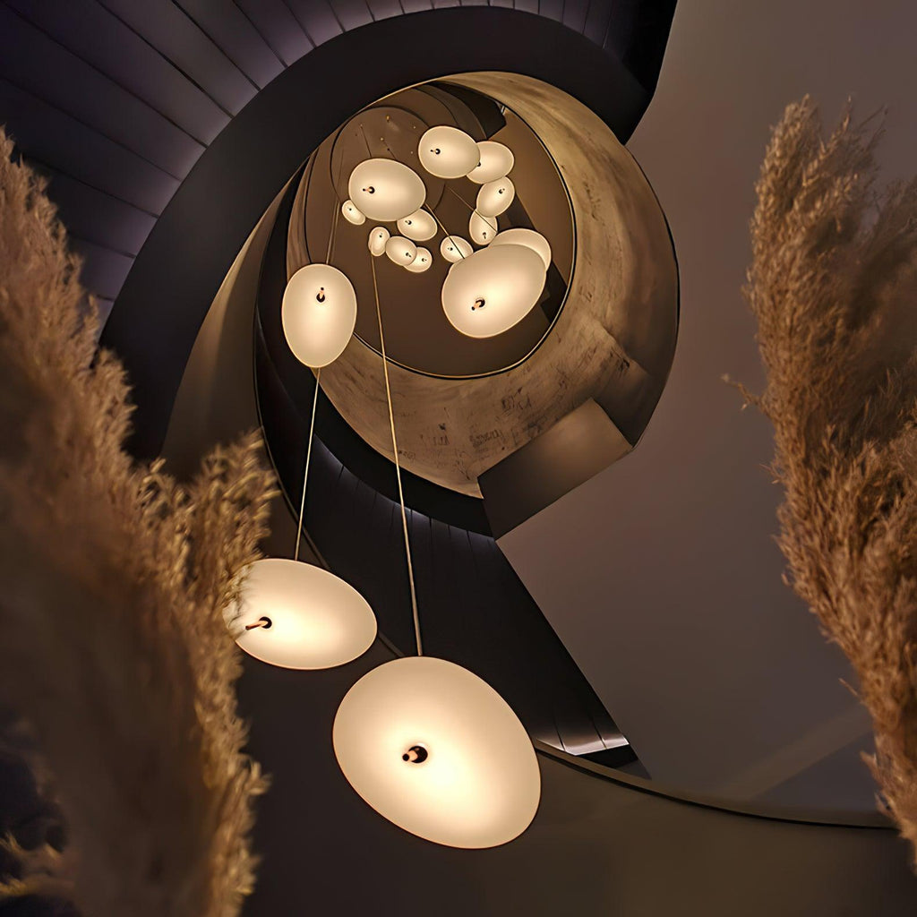 RIVERTON STONE DROPLET HANGING LAMP