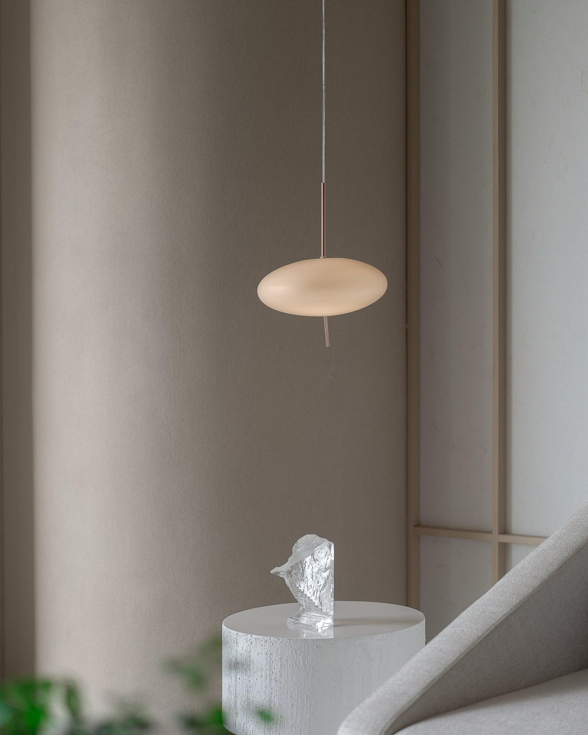 RIVERTON STONE DROPLET HANGING LAMP