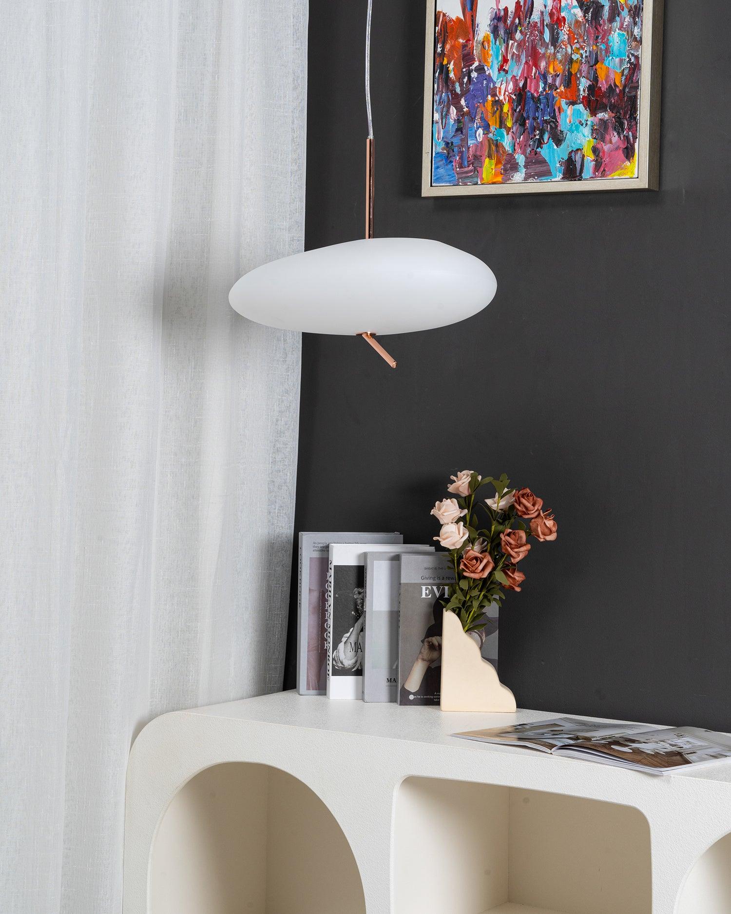 RIVERTON STONE DROPLET HANGING LAMP