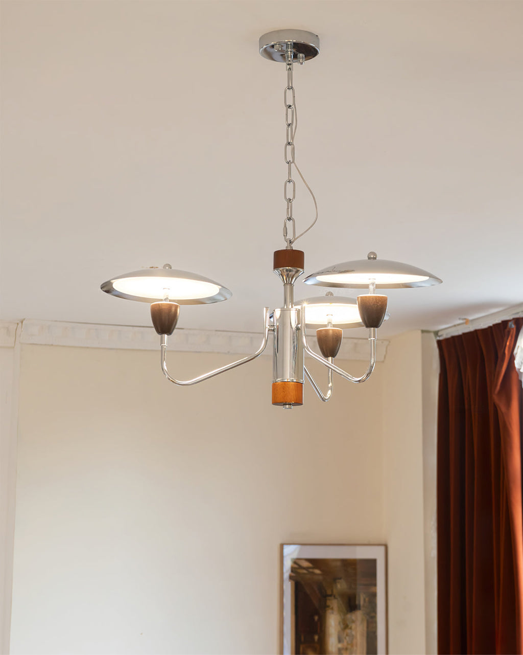 WINTHROP POLISHED METAL DRAPED LIGHTING