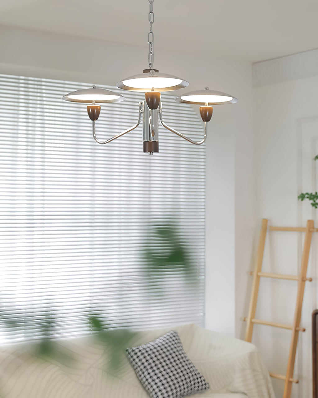 WINTHROP POLISHED METAL DRAPED LIGHTING