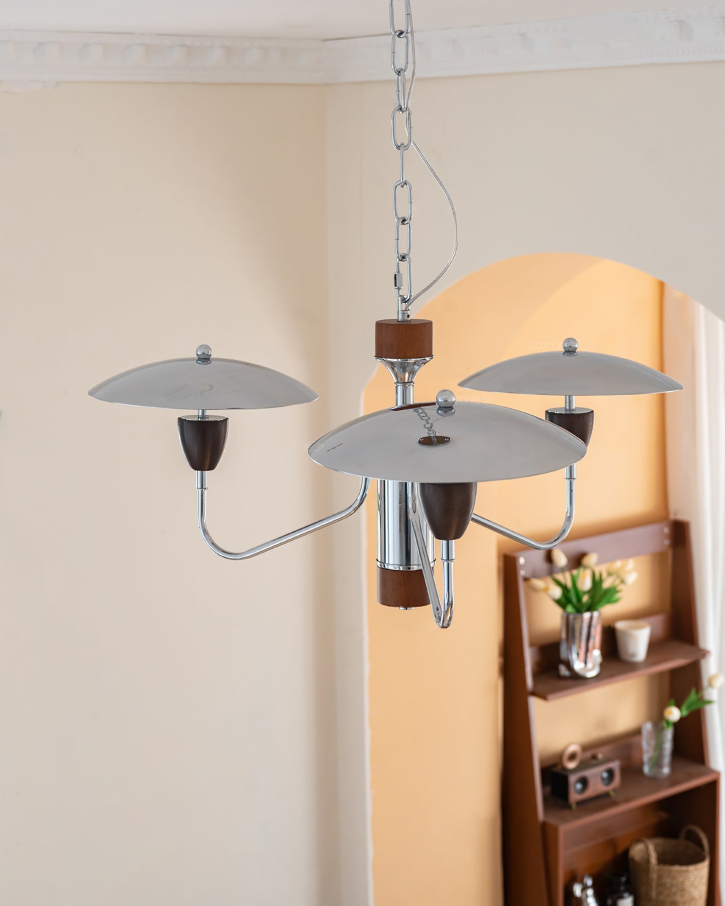 WINTHROP POLISHED METAL DRAPED LIGHTING