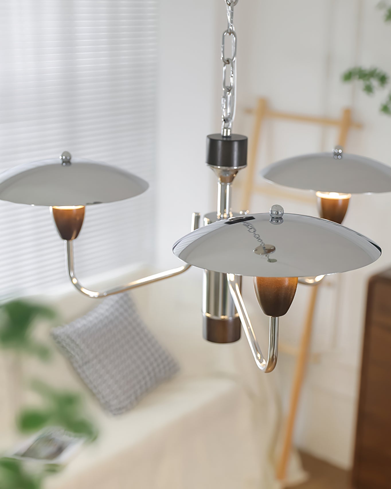 WINTHROP POLISHED METAL DRAPED LIGHTING