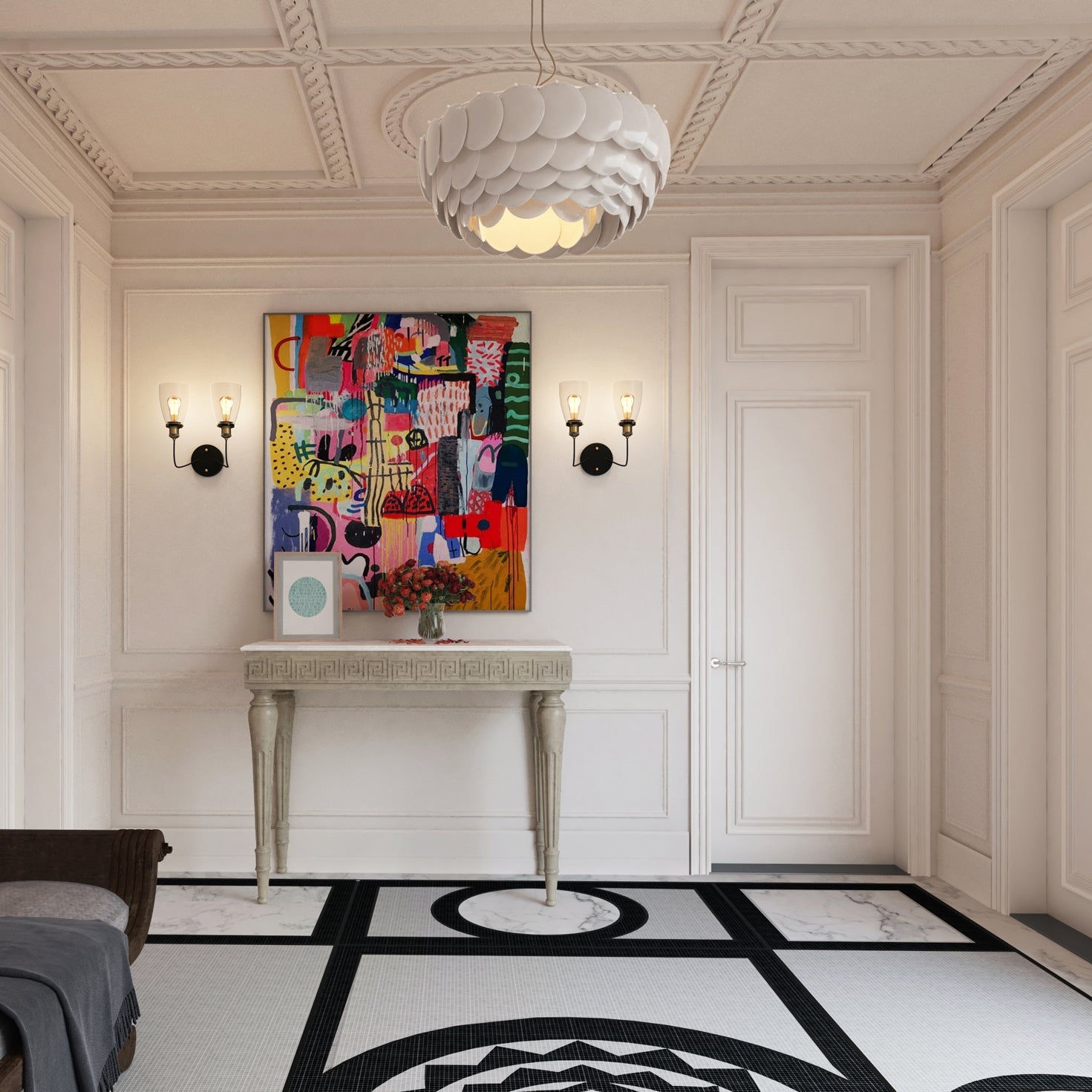 RAVENSHILL CRYSTAL SPHERE CHANDELIER