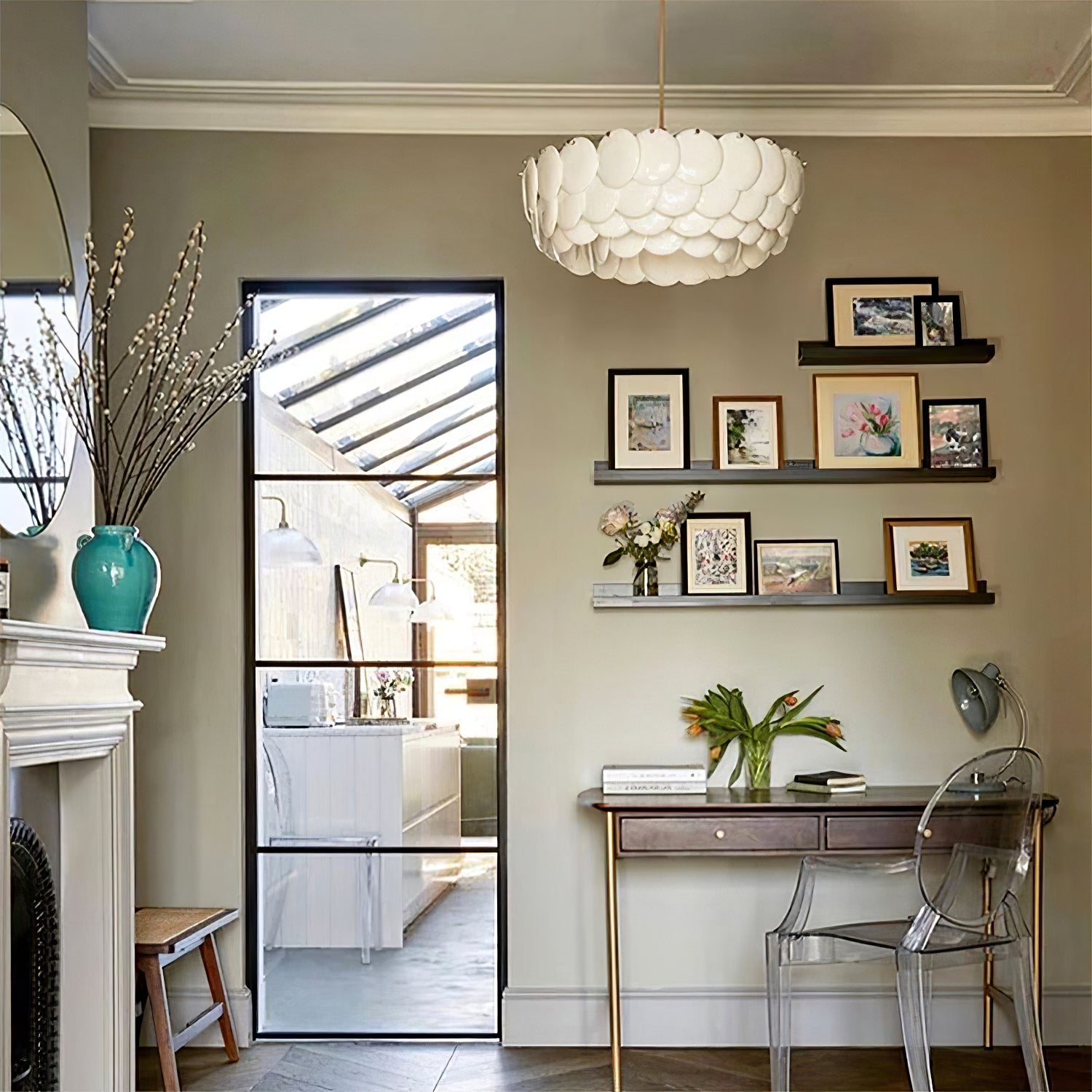 RAVENSHILL CRYSTAL SPHERE CHANDELIER
