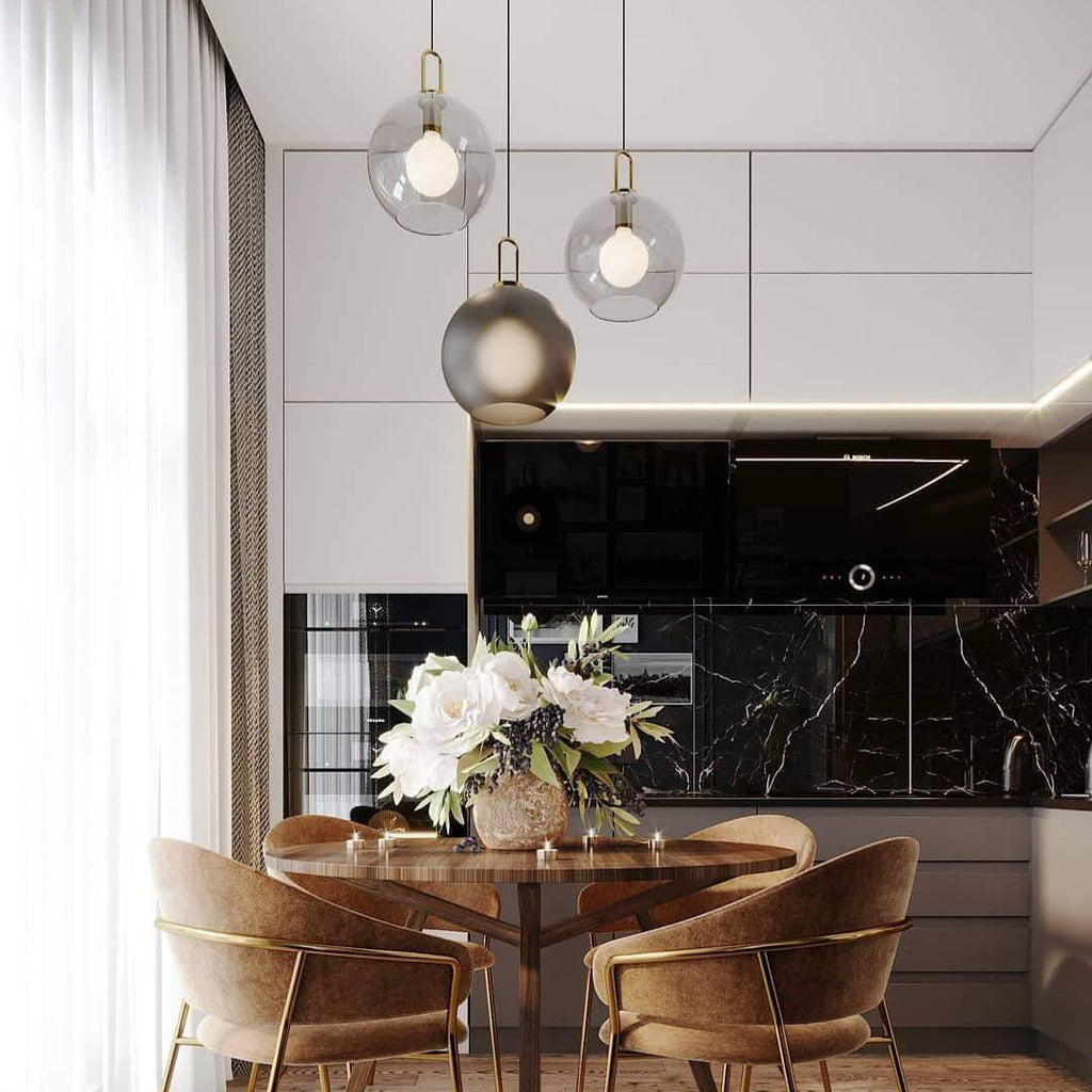 WINTHORPE CRYSTAL DROPLET HANGING LIGHT