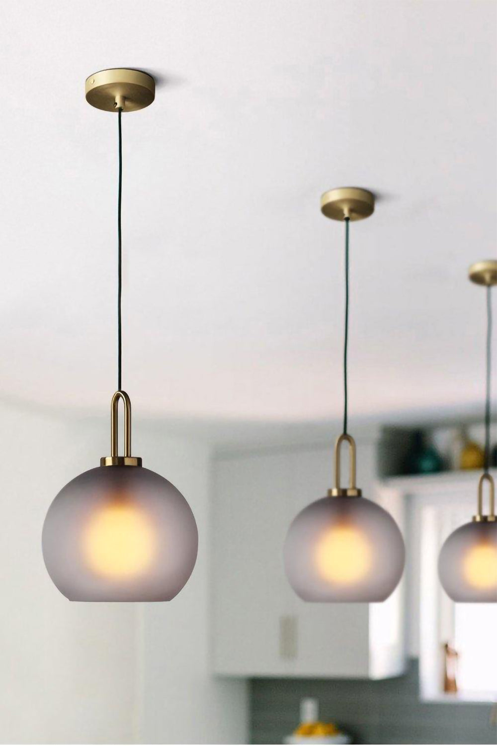WINTHORPE CRYSTAL DROPLET HANGING LIGHT