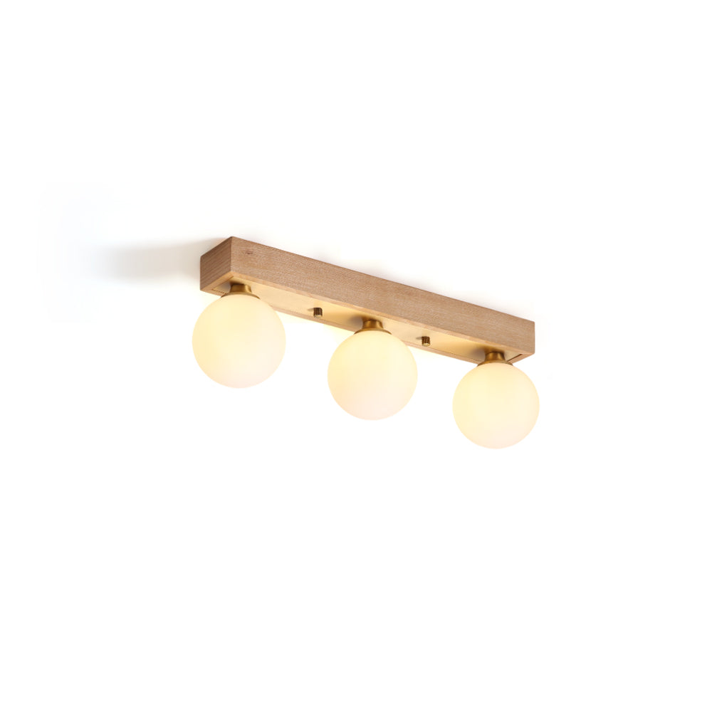 WINTHORPE RUSTIC WOODEN LANTERN CEILING FIXTURE