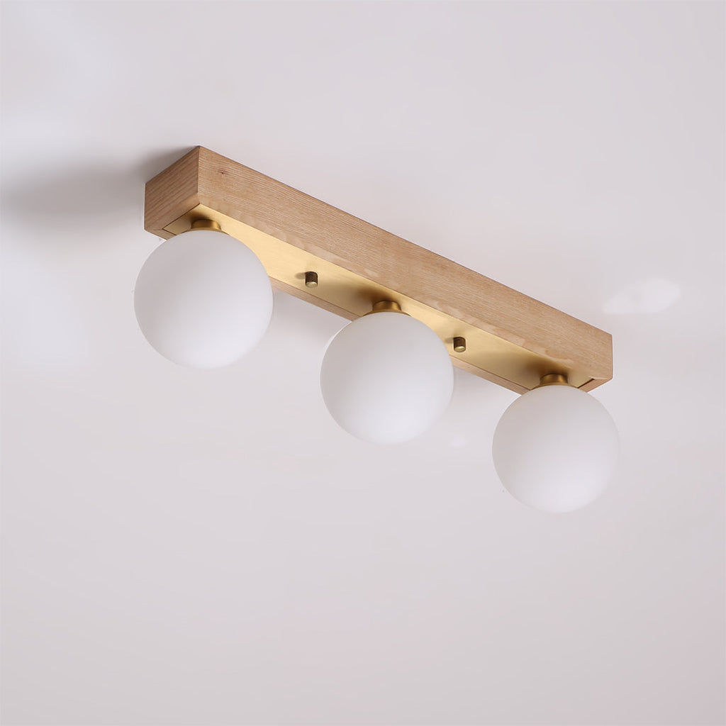 WINTHORPE RUSTIC WOODEN LANTERN CEILING FIXTURE