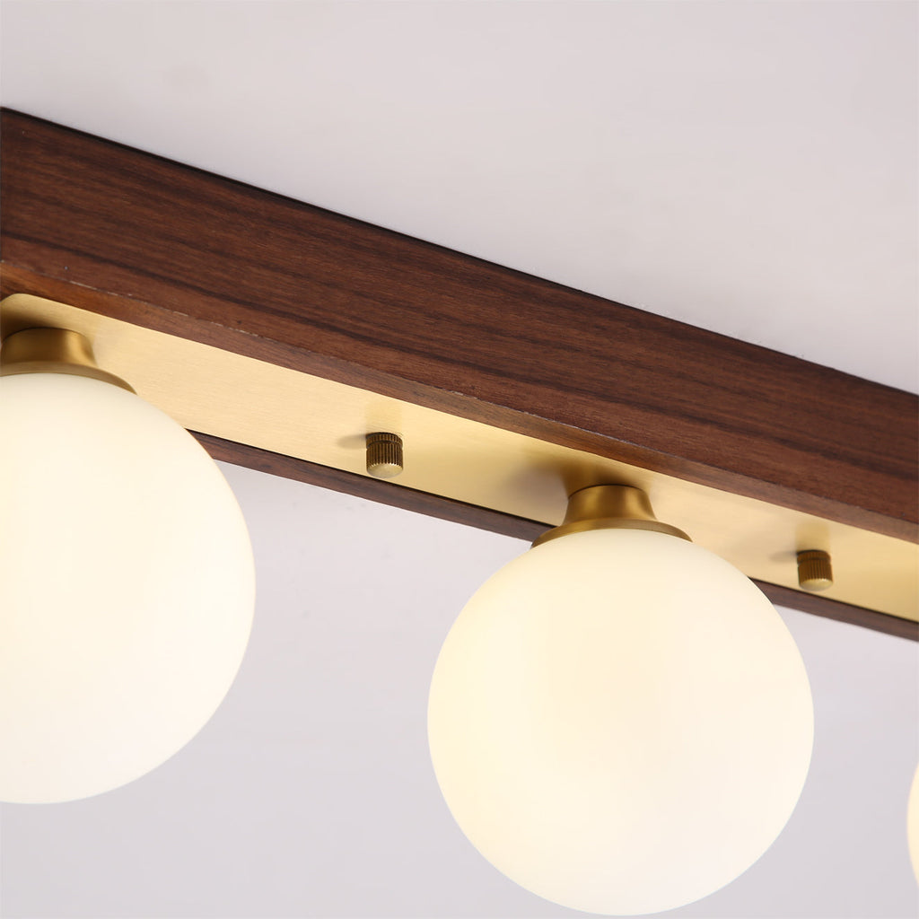 WINTHORPE RUSTIC WOODEN LANTERN CEILING FIXTURE