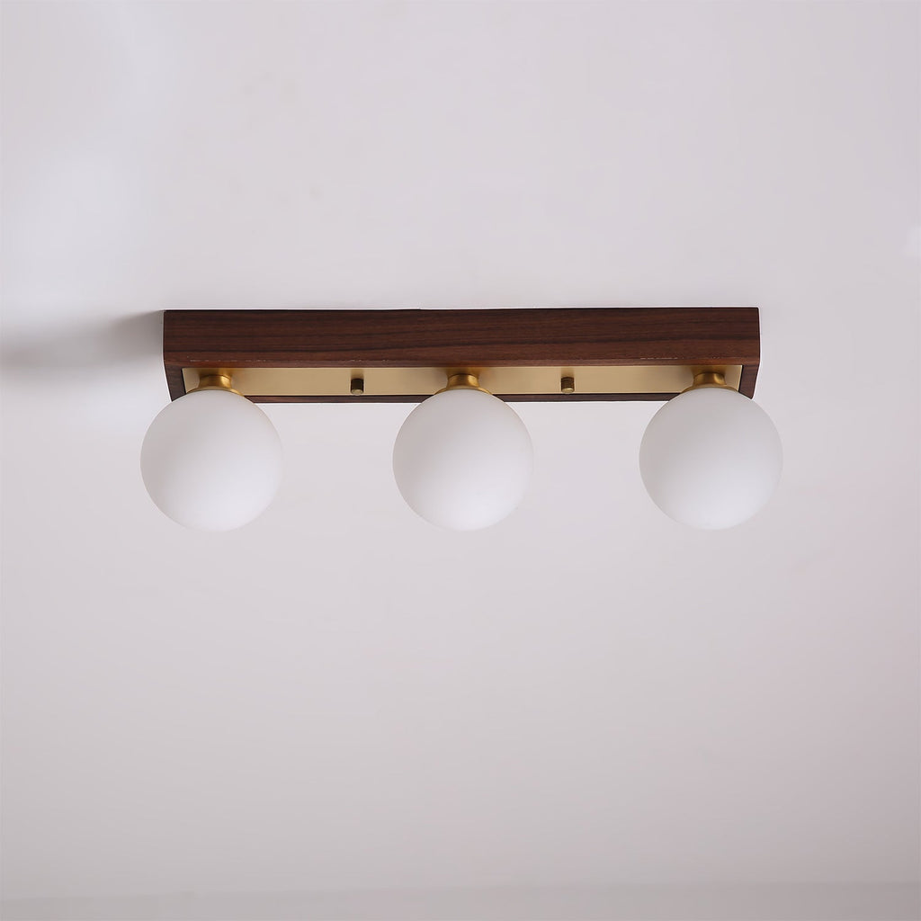 WINTHORPE RUSTIC WOODEN LANTERN CEILING FIXTURE