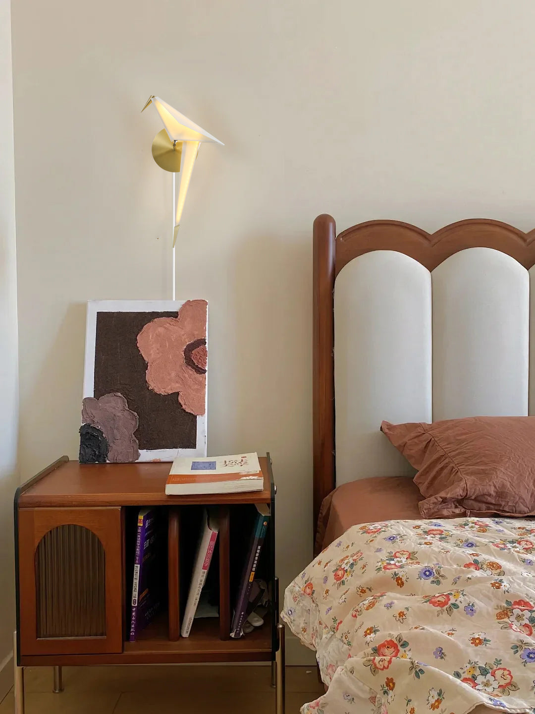 WHIMSEY AVIAN PLUG-IN WALL SCONCE