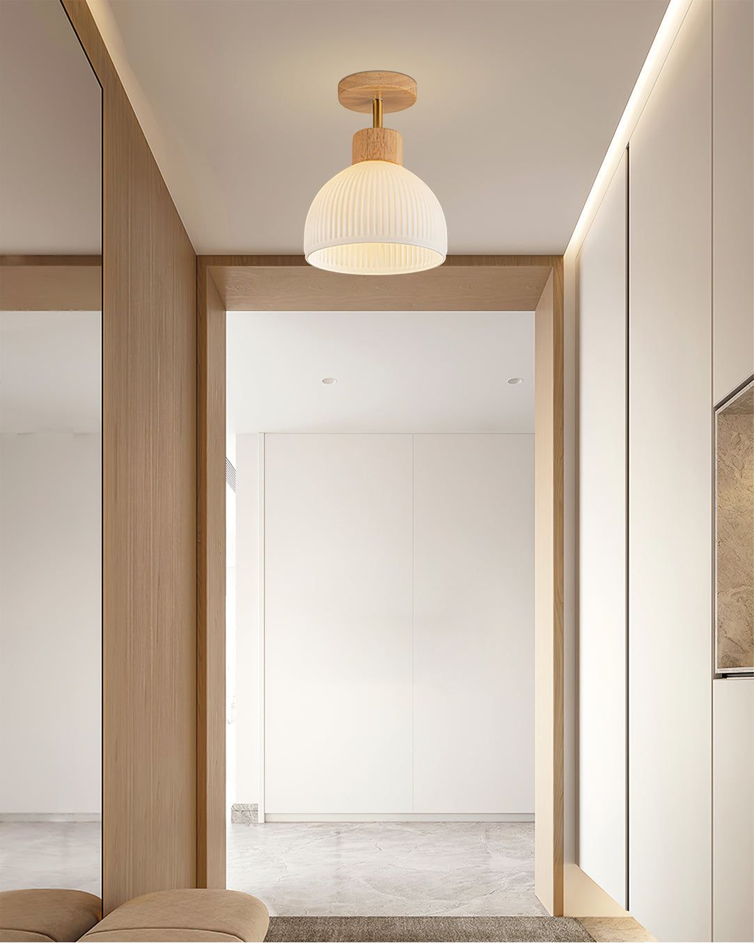RAVENSCROFT ORNATE FROSTED GLASS CEILING LIGHT