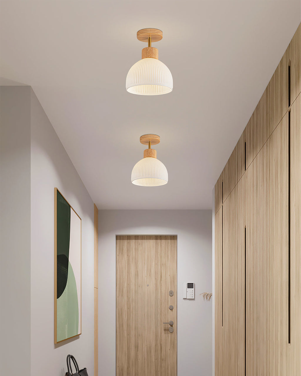 RAVENSCROFT ORNATE FROSTED GLASS CEILING LIGHT