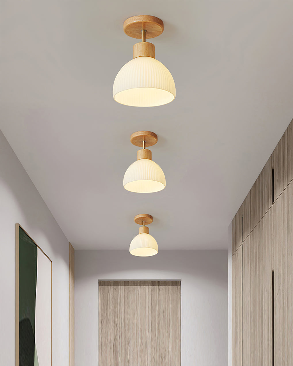 RAVENSCROFT ORNATE FROSTED GLASS CEILING LIGHT
