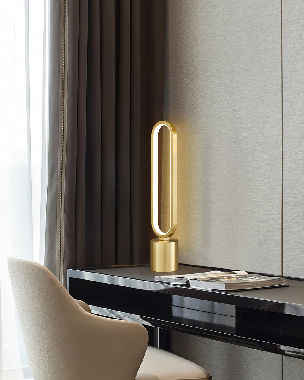 WINTHROP ILLUMINATED GLOBE LAMP