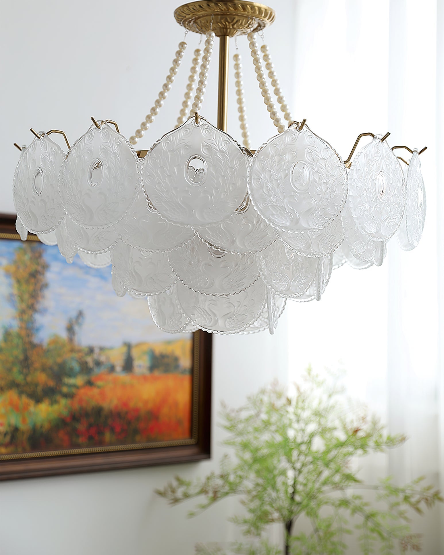 WINTHROP CRYSTAL CROWN CHANDELIER