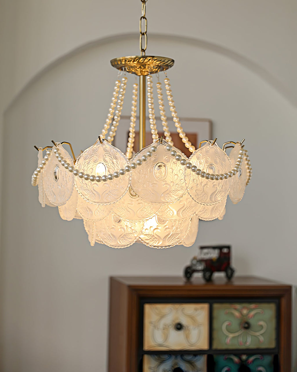 WINTHROP CRYSTAL CROWN CHANDELIER
