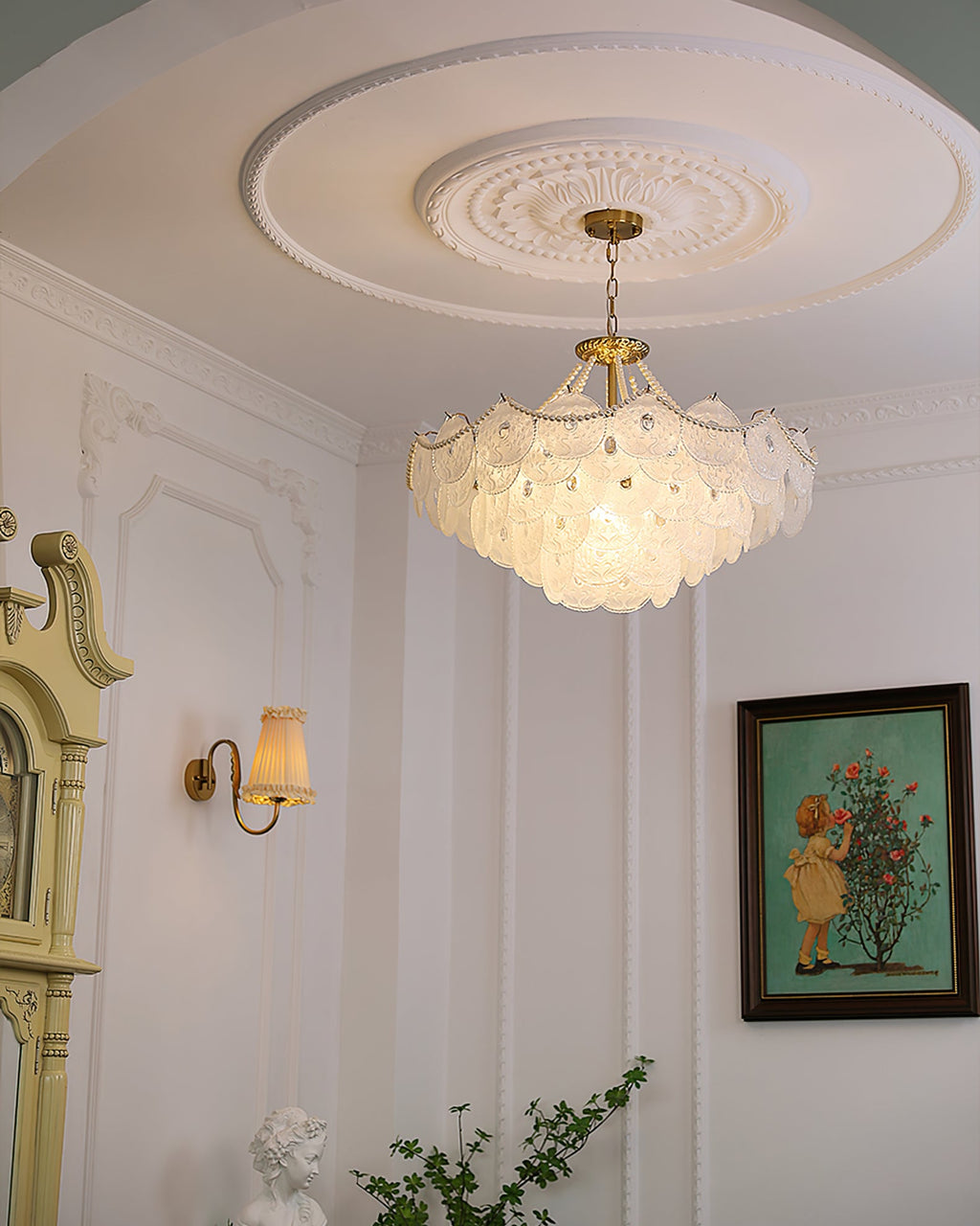 WINTHROP CRYSTAL CROWN CHANDELIER
