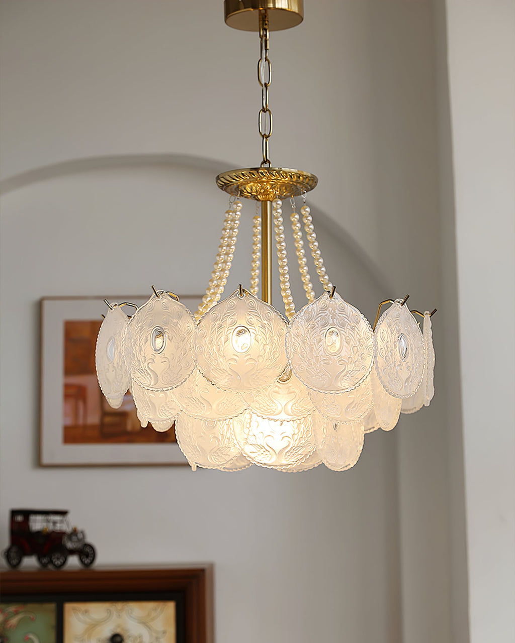 WINTHROP CRYSTAL CROWN CHANDELIER