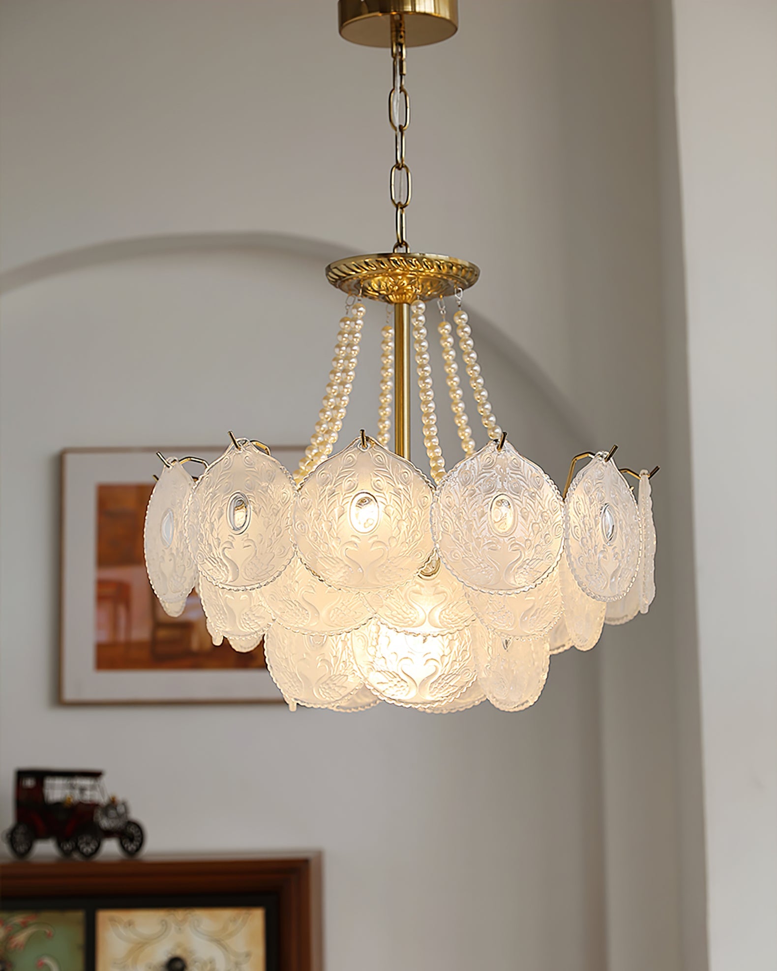 WINTHROP CRYSTAL CROWN CHANDELIER
