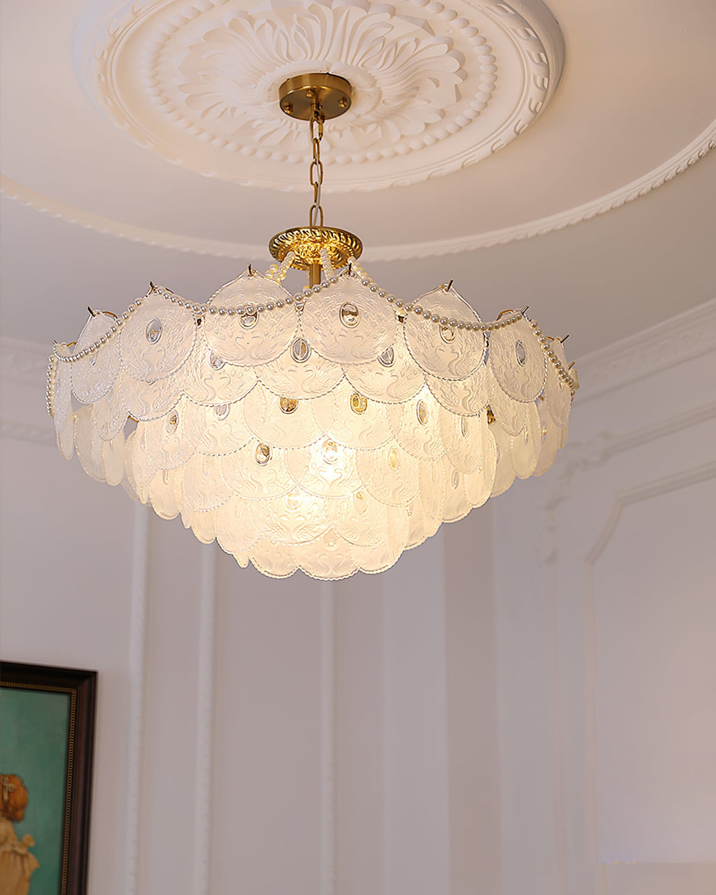WINTHROP CRYSTAL CROWN CHANDELIER