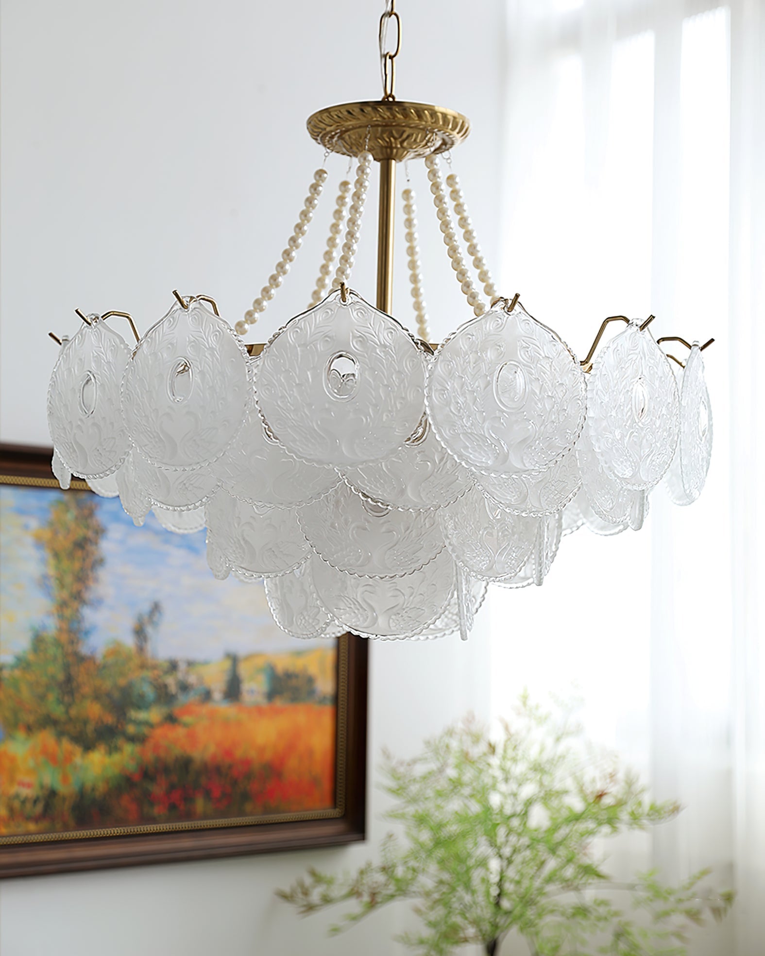 WINTHROP CRYSTAL CROWN CHANDELIER