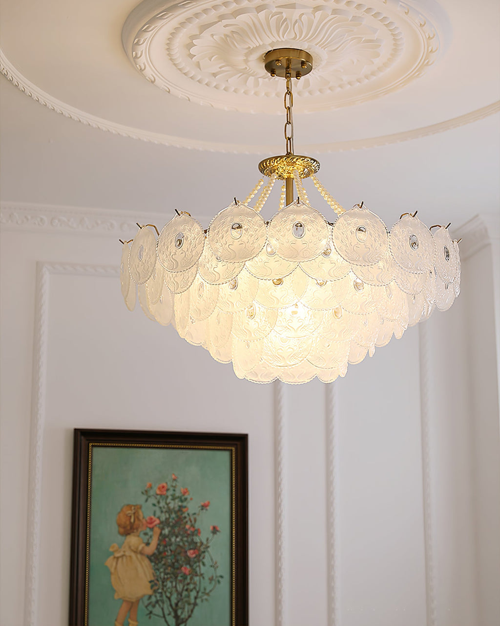 WINTHROP CRYSTAL CROWN CHANDELIER