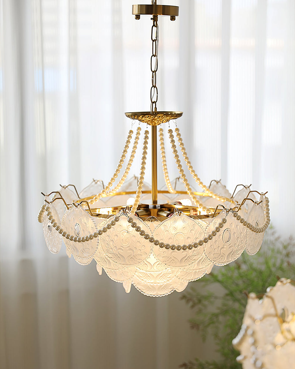 WINTHROP CRYSTAL CROWN CHANDELIER