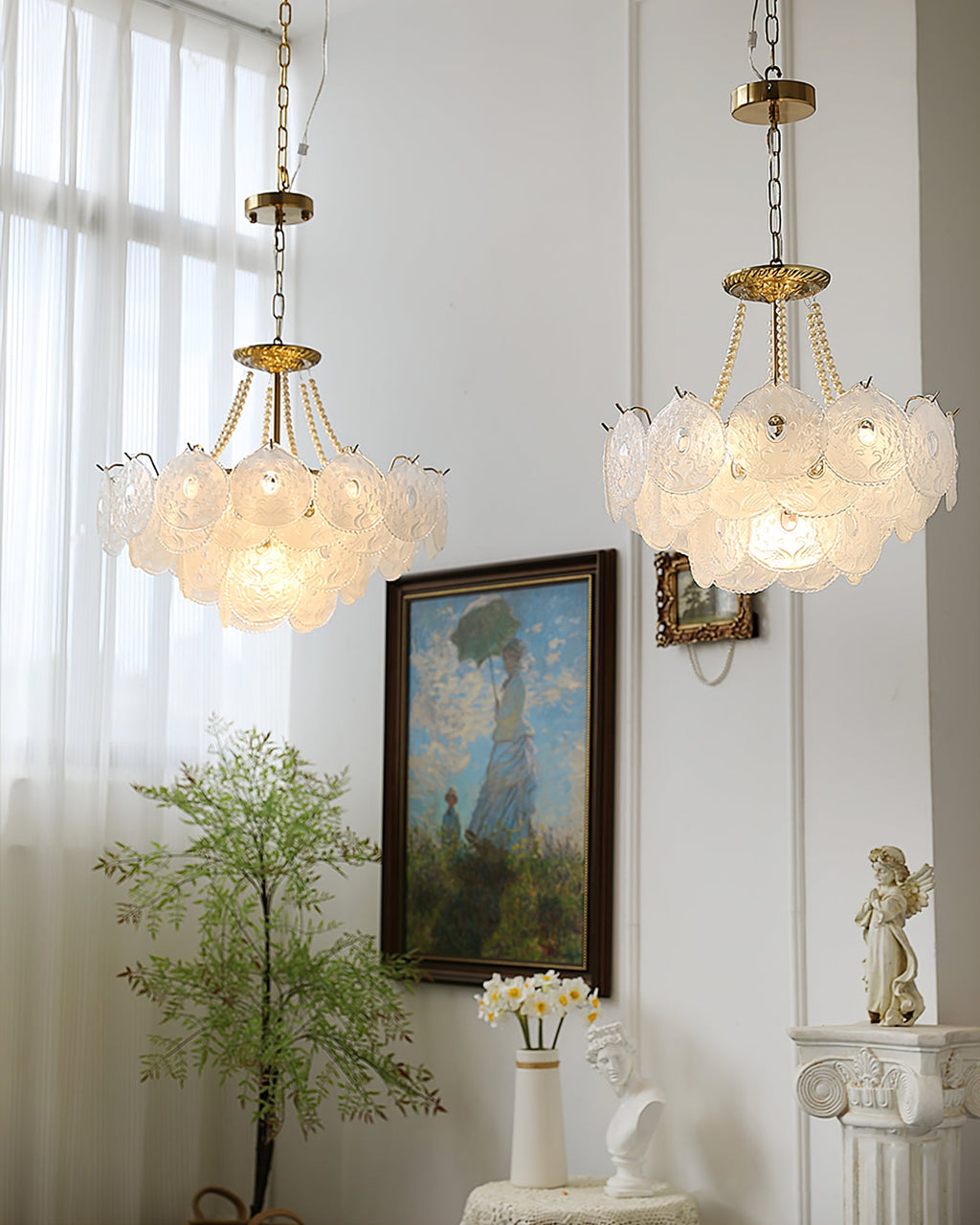 WINTHROP CRYSTAL CROWN CHANDELIER